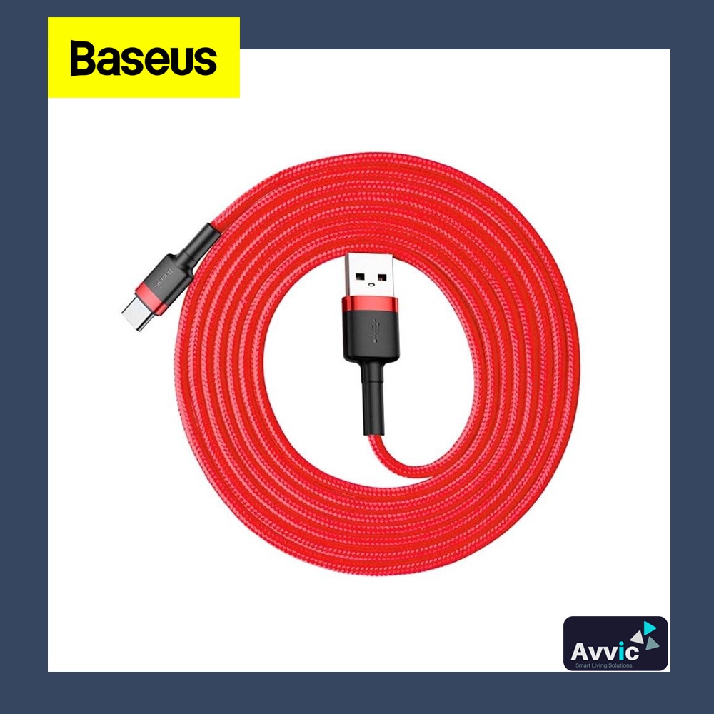 BASEUS Kabel USB to Type C Fast Charge Cafule Cable Charger 2A 2M