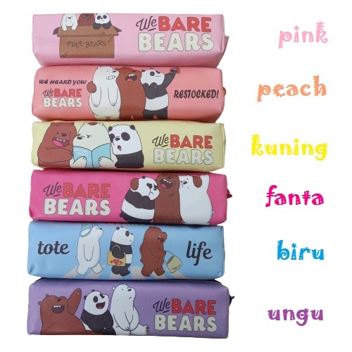 PROMO !!! KOTAK PENSIL MOTIF KARTUN LUCU GIRL BEAR TEPAK PENSIL TEMPAT ALAT TULIS TERMURAH-2
