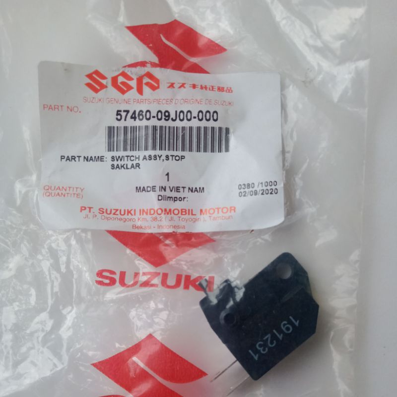 switch swit rem depan skywave spin smash Shogun fu satria 2t