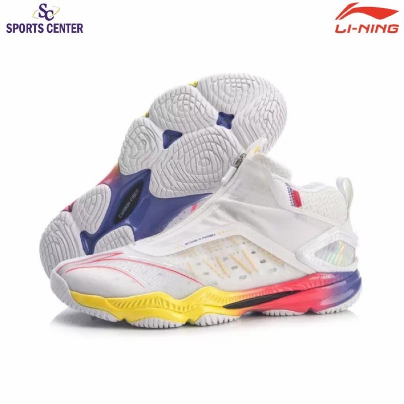 New Sepatu Badminton Lining Ranger V / 5 Chameleon White AYAR007