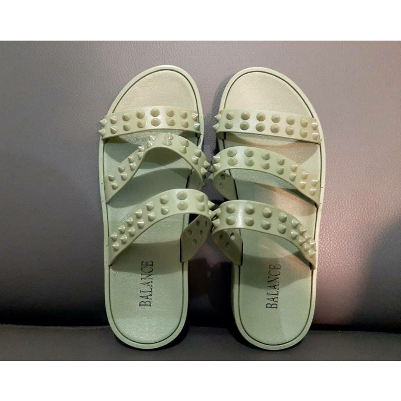 Balance Sandal Jelly Wanita Selop Ban Duri 1972