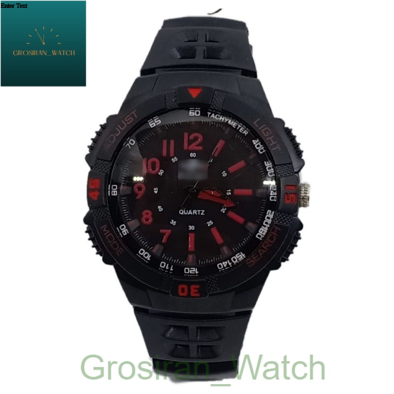 Jam Tangan Pria Sporty Original Anti Air PLT-1850 Strap Rubber [G_W]