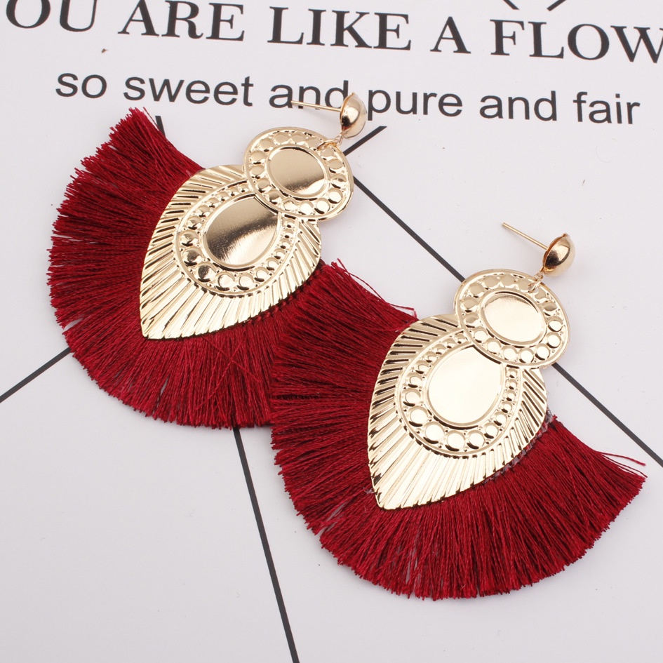 Baru rumbai anting-anting bohemian fashion retro burung anting-anting Eropa dan Amerika berlebihan g