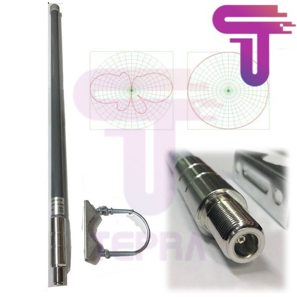 Antenna Omni Hotspot Wifi Dual Band 2.4G / 5.8G 12dBi N-Female 60cm