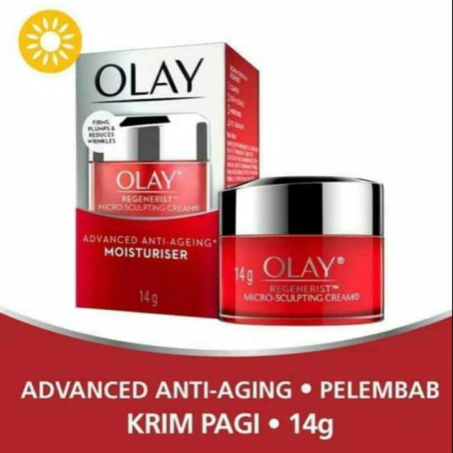 OLAY ADVANCED ANTI AGING PELEMBAB REGENERIST MICROSCULPTING CREAM 14g