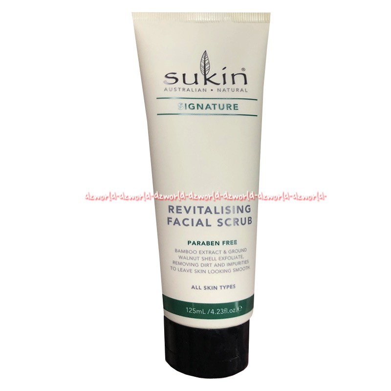 Sukin Signature Revitalising Facial Scrub Paraben Free 125ml Sabun Wajah