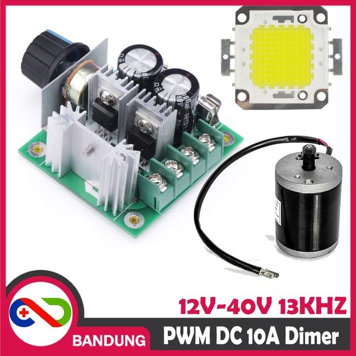 PWM DC 10A 10 A STRONG SPEED CONTROL MOTOR DC LED DIMMER 400W 12V-40V