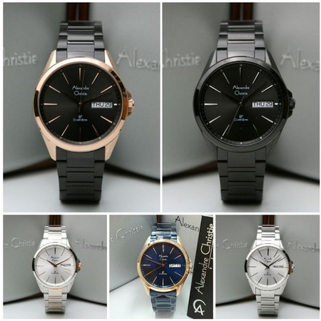 Jam Tangan Pria Original Alexandre Christie AC-8592ME/8592/ac8592/AC8592