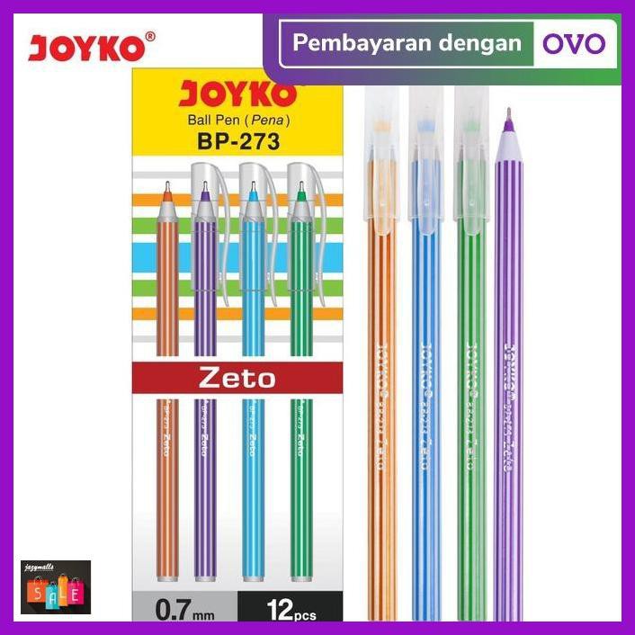 

Silutala- Ball Pen Pulpen Pena Joyko Bp-273 Zeto 0.7 Mm 1 Box 12 Pcs -Ori.