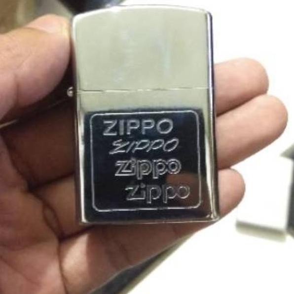 Jajanan THR.. Keren - Zippo Gold Dan Silver Berdenting 2x - Lighter - Korek Api - Mancis - Murah Mer