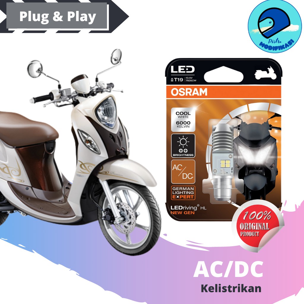 Osram LED Motor Yamaha Fino 125 Fi 2016Original AC DC