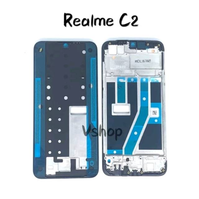 Frame Lcd Tatakan Lcd Oppo Realme C2/Tulang Tengah Oppo Realme C2