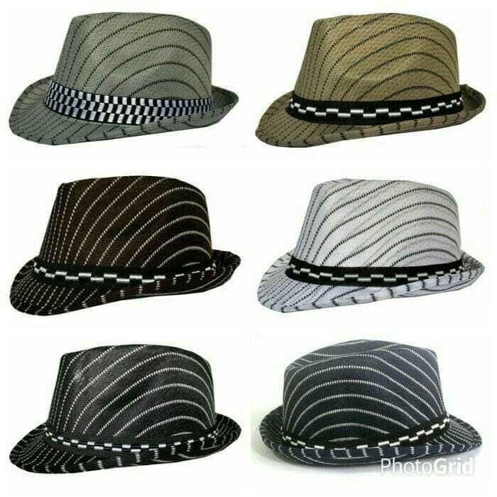 FEDORA JAZZ STRIP GARIS BAHAN NYLON