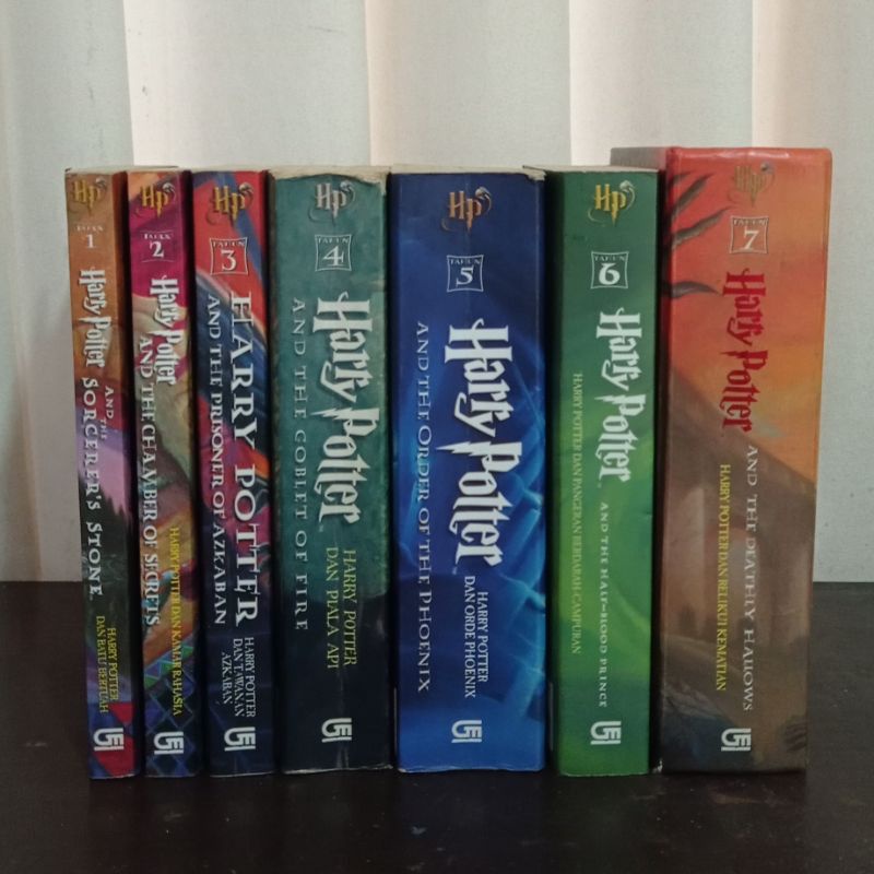 Novel Set Harry Potter Buku 1 - 7 Preloved Original [FULL SET]