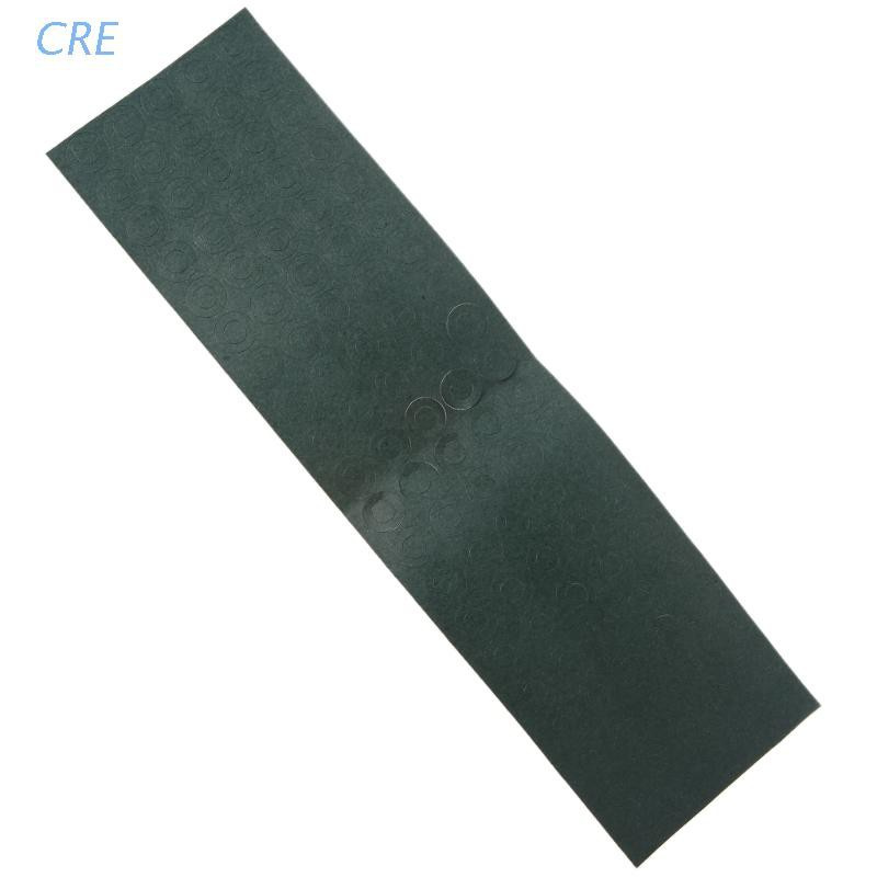 CRE  100Pcs/Lot 18650 Battery Anode Hollow Insulation Pad Pointed Barley Paper Gasket