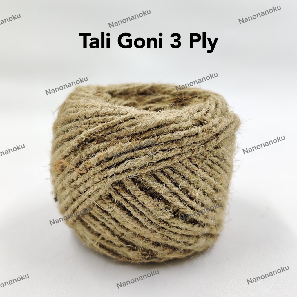 Tali Goni Rami 3 Ply Gulungan ± 100 gram