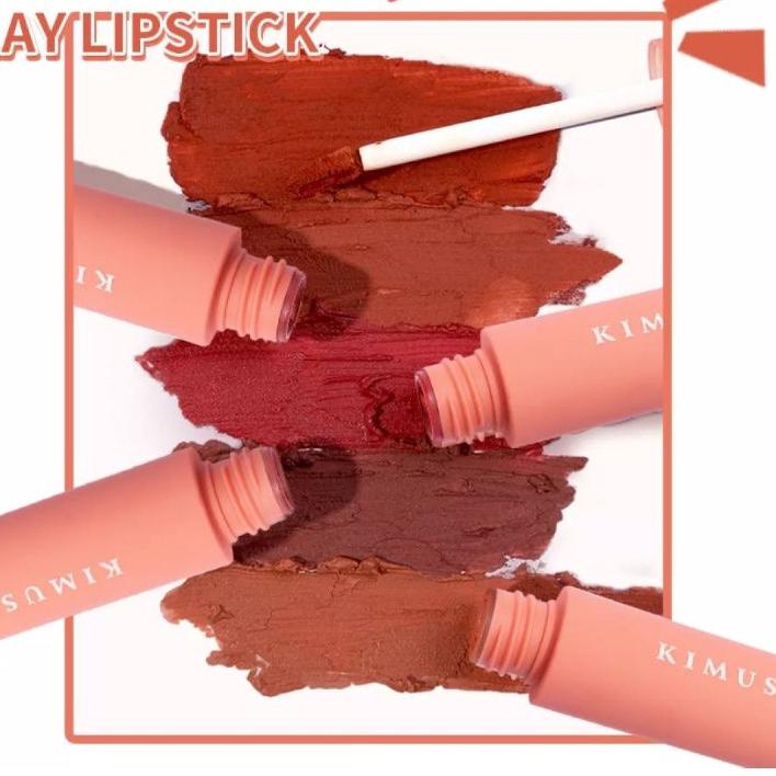 ✥ KIMUSE Lip Cream Matte Velvet Smooth 6 Color Waterproof ☃
