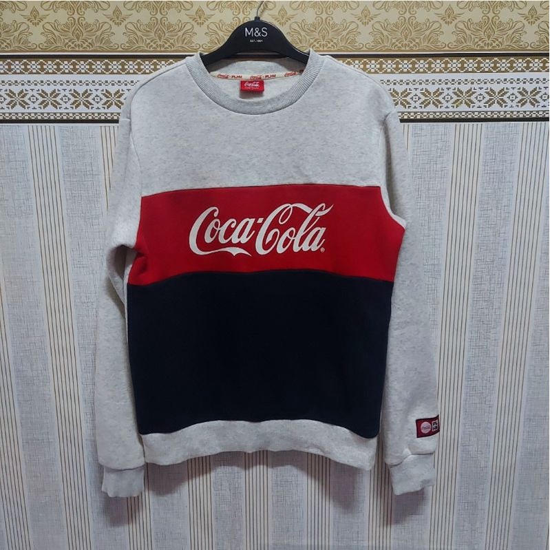 Crewneck coca cola x polham  second original