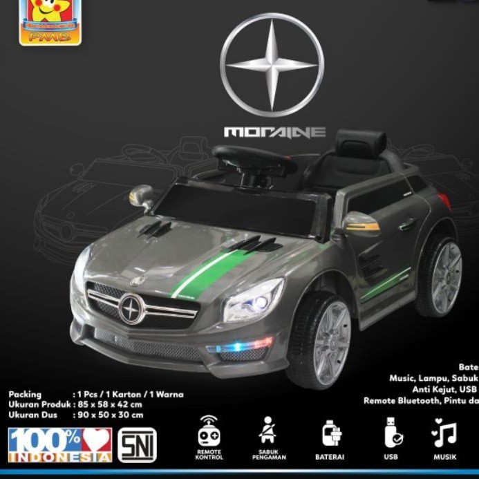 Mobil aki anak + remot - mainan anak- kids toys- hadiah buat anak- minimotorQ promo terbaru