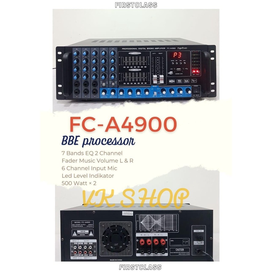 Amplifier Firstclass FCA 4900 First Class FCA4900 / FC A4900