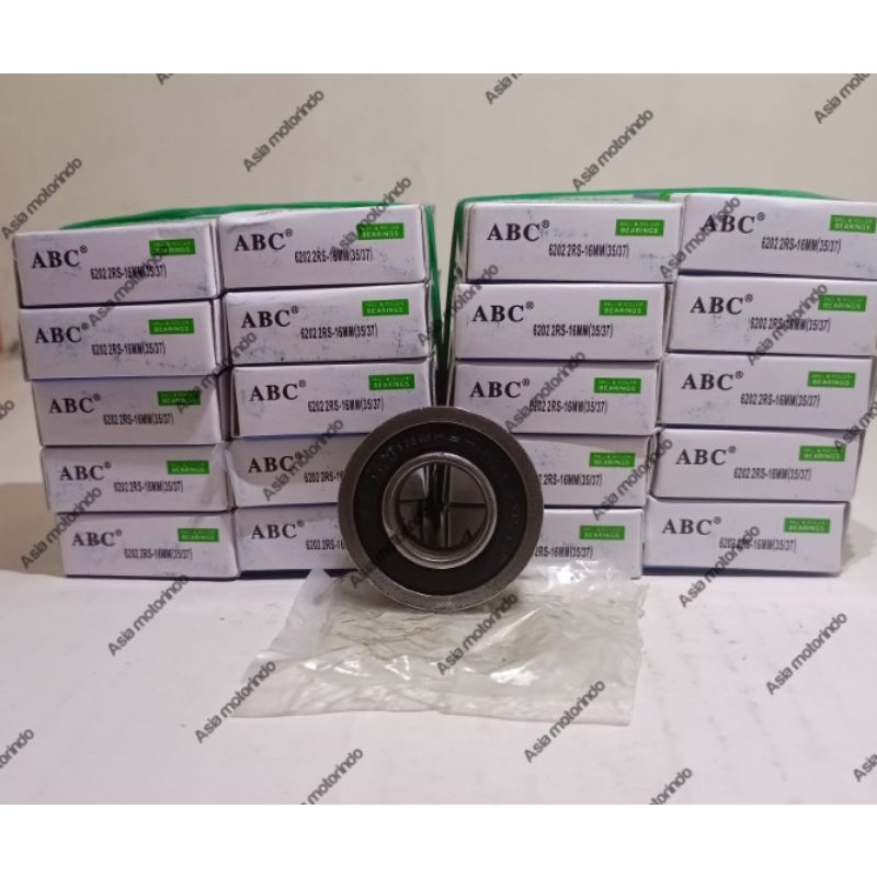 bearing gerobak dorong Sorong pasir artco 6202 Z 16mm ABC laher roda troli dorong 6202 Z