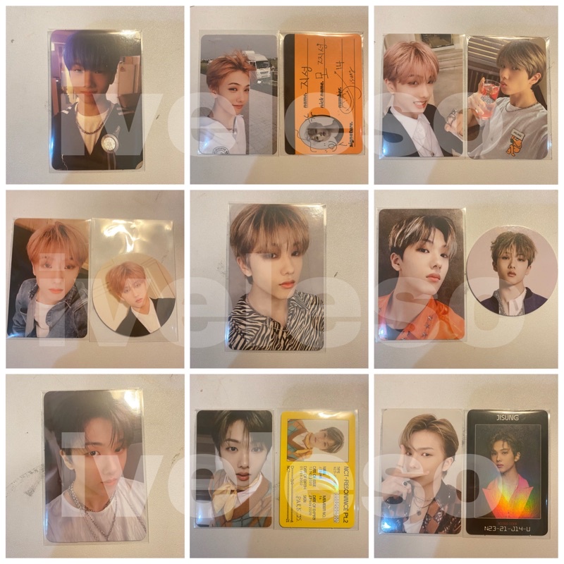 Jisung nct pc photocard we young, wgu set, we boom, reuseable cup, future kihno, pola, ridin set, yz