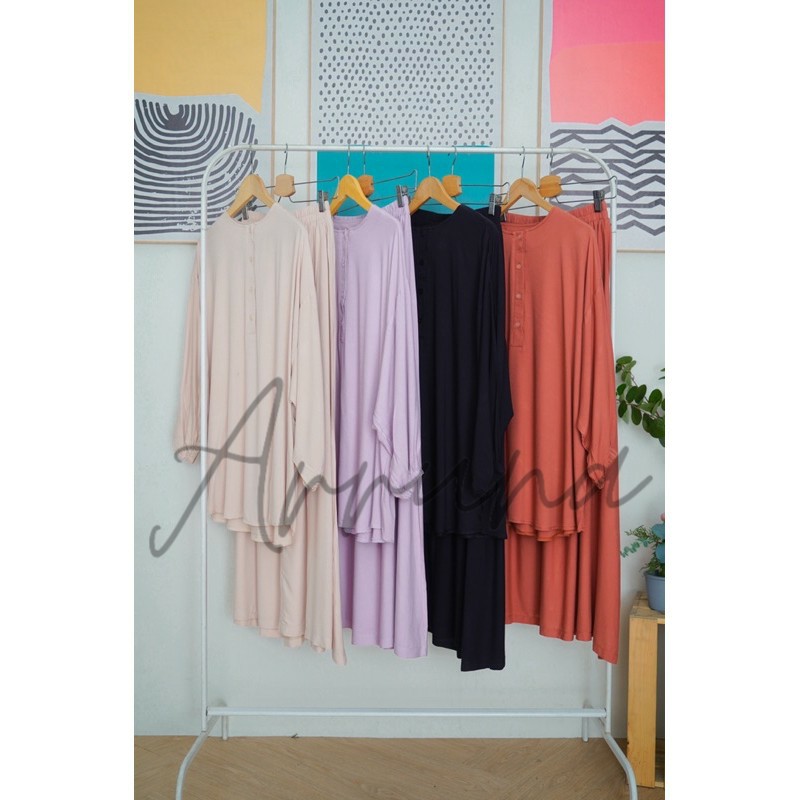 ARRUNA ONE SET NAURA - BAJU BIG SIZE - BAJU IBU HAMIL