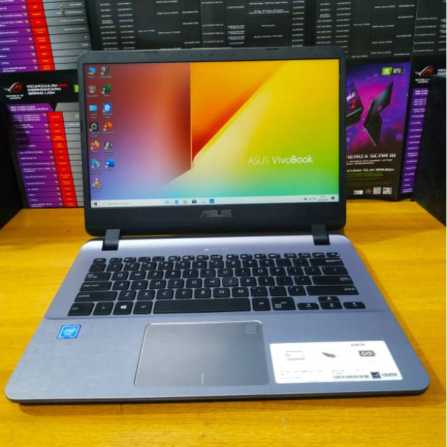 Laptop Asus A407ma ramping praktis enak dipakai bekas