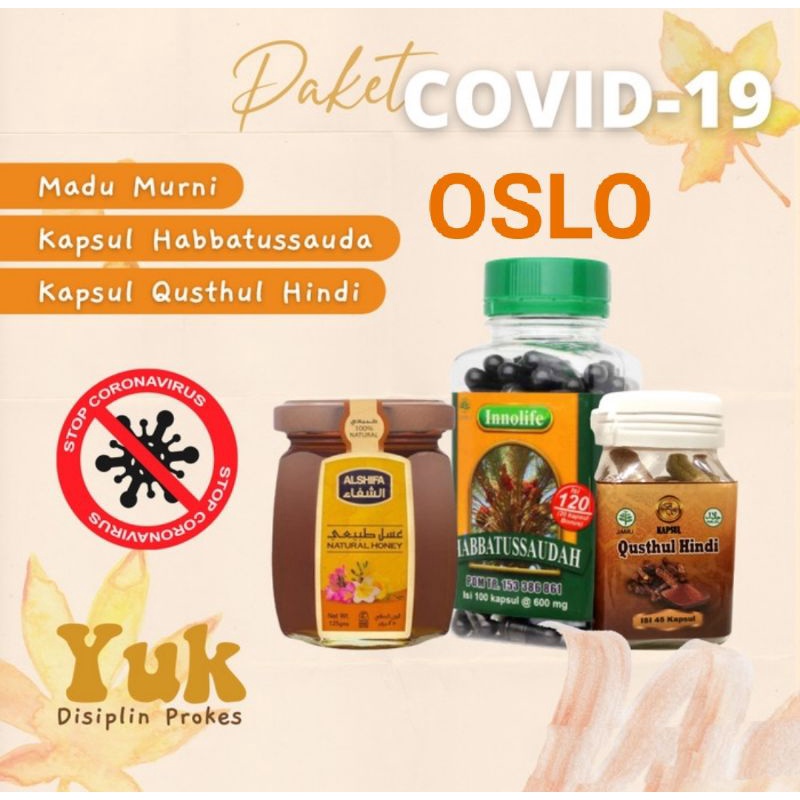 

Paket Covid 19 Obat Herbal Isolasi Mandiri Madu Habbatussauda Qust Qusthul Hindi Untuk Pemulihan