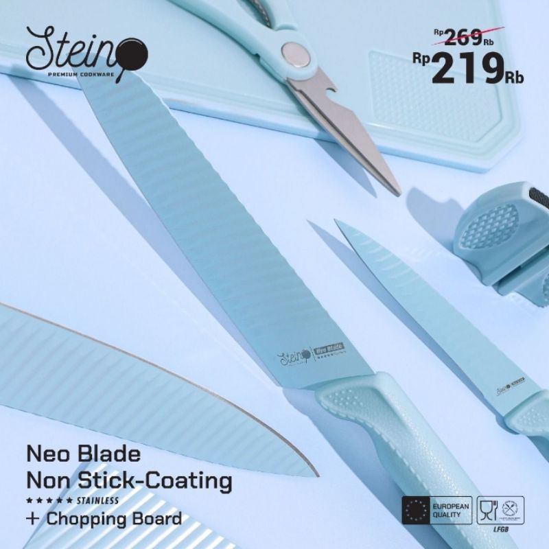 PROMO STEINCOOKWARE NEO BLADE 6 IN 1 FREE PAKING BUBLE+ DOBEL KARTON