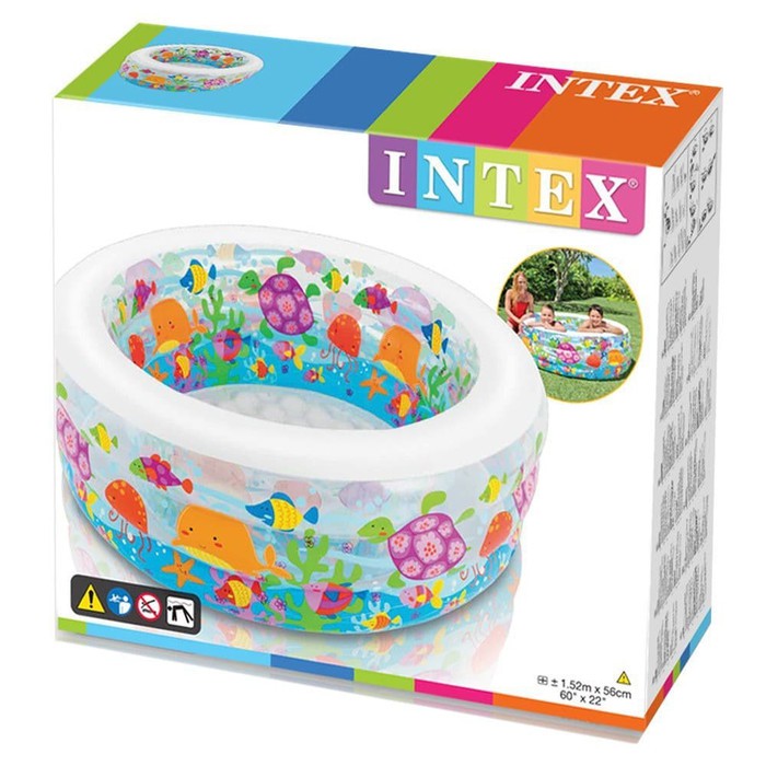 Kolam Renang Anak/spa Aquarium Swimming Pool 1.52mx56cm-INTEX #58480