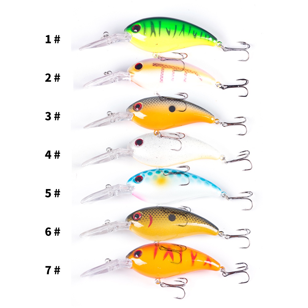 HENGJIA 7PCS Wobbler Fishing Lure 10cm 13.5g Hard Artificial Bait Crankbait Jerkbait Swimbait