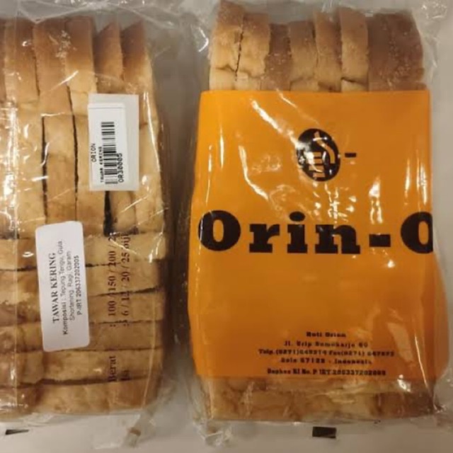 

ROTI TAWAR KERING ORION Oleh-Oleh Khas Solo