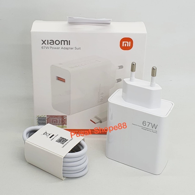 Batok Charger Xiaomi Original 100% Fast Charging