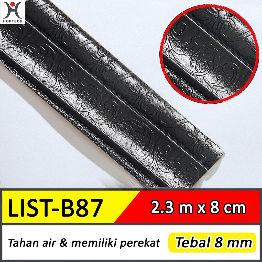 Wall Border List / Wallborder Foam 3D /Walpaper List Foam Stiker Dinding / List dinding 3D 2.3 Meter-LIST B87