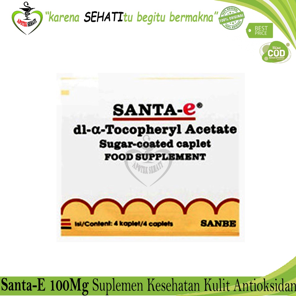 Santa E Suplemen Kesehatan Kulit Mengandung Vitamin E