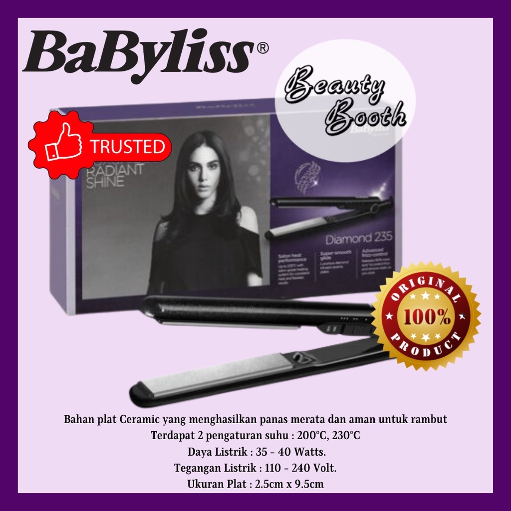 BABYLISS Straight 230 Hair Straightener BL2089U