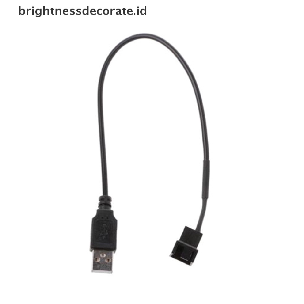 5v Kabel Adapter Konektor Usb 2.0a Male Ke 4 Pin Untuk Kipas Pc