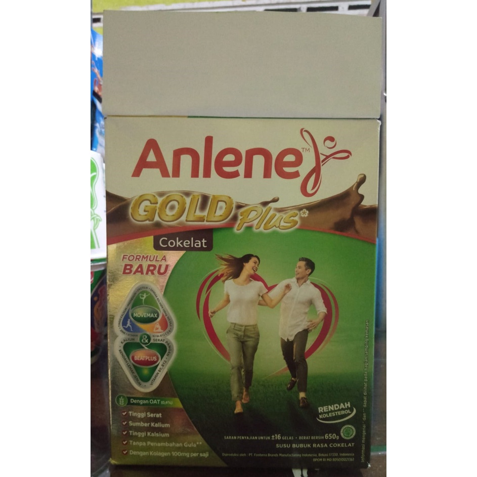 Anlene Gold Plus Coklat 650 gr