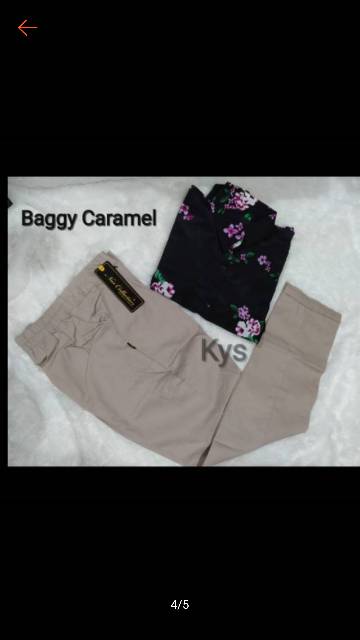 SETELAN BAGGY  + BLOUSE MONALISA