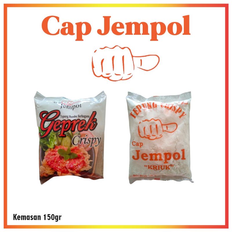 

[2bks x 150gr] Tepung Crispy Kriuk Serbaguna , Tepung Geprek Crispy Cap Jempol