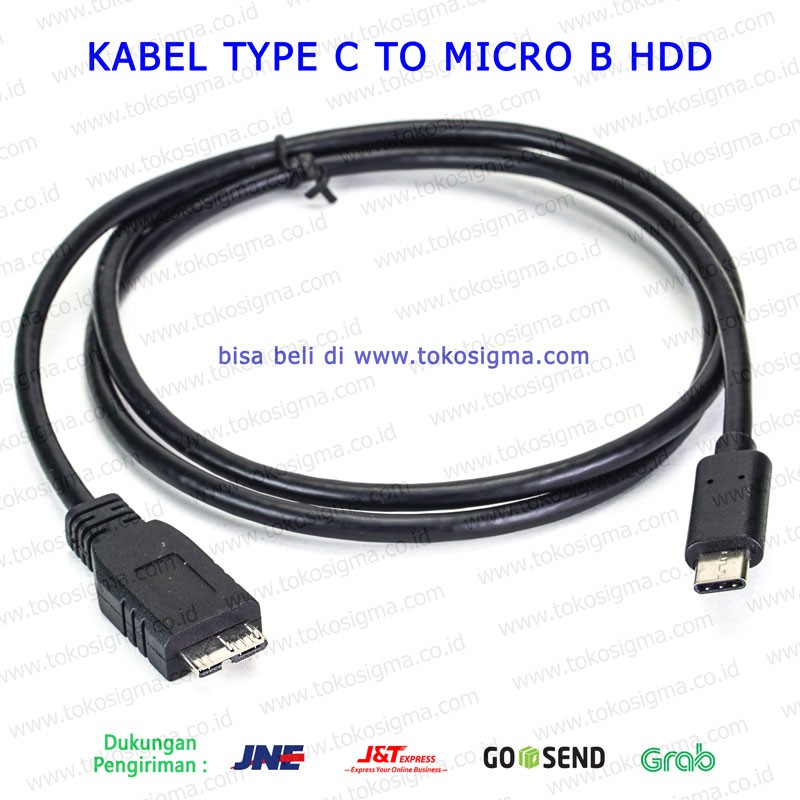 KABEL HDD USB 3.1 TYPE C male TO MICRO B DATA HARD DISK USB3.0