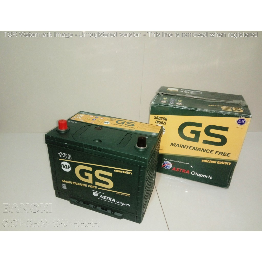 AKI MOBIL GS MAINTENANCE FREE N50Z