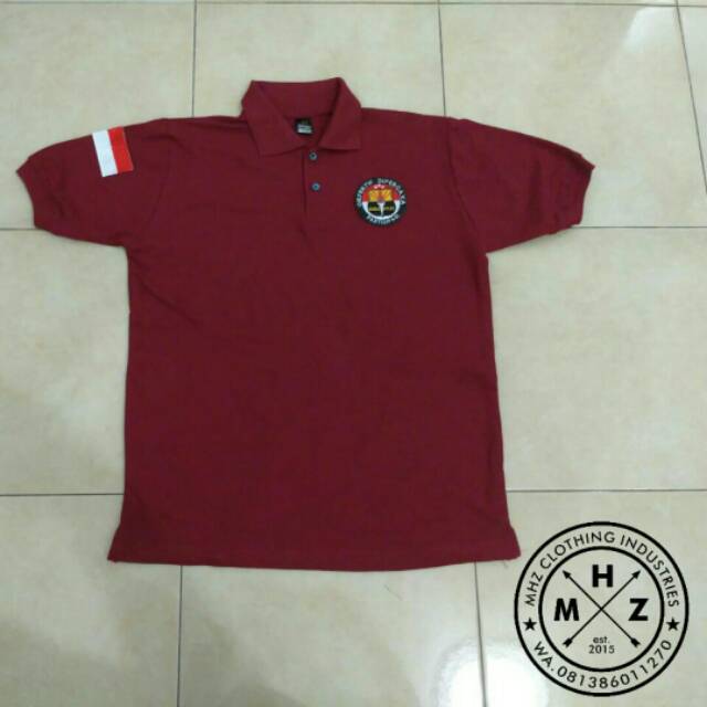 Kaos Humas Polri Bordir