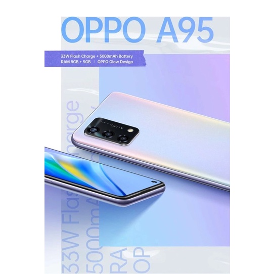 OPPO A95 - RAM 13/128GB (Garansi Resmi)