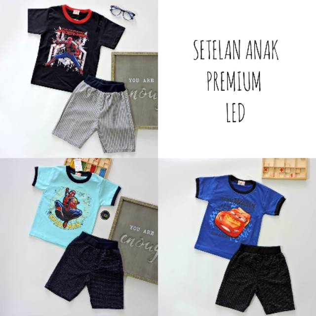 KC5 - SETELAN ANAK PREMIUM SET LED (PREMIUM INDO BRAND)