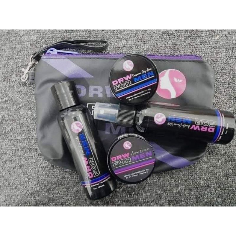 DRW SKINCARE penghilang flek hitam, jerawat untuk pria