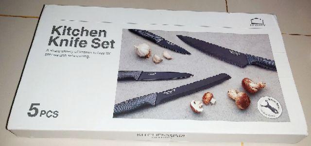 Ready Pisau By Lock N Lock Set Warna Warni Dan Full Black Isi 5set Original Promo Sampe Tgl 12 Agust