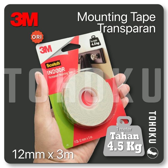 

(BISA COD) [Original] 3M Indoor Scotch Mounting Tape - Foam Double Tape TERPERCAYA Kode 59