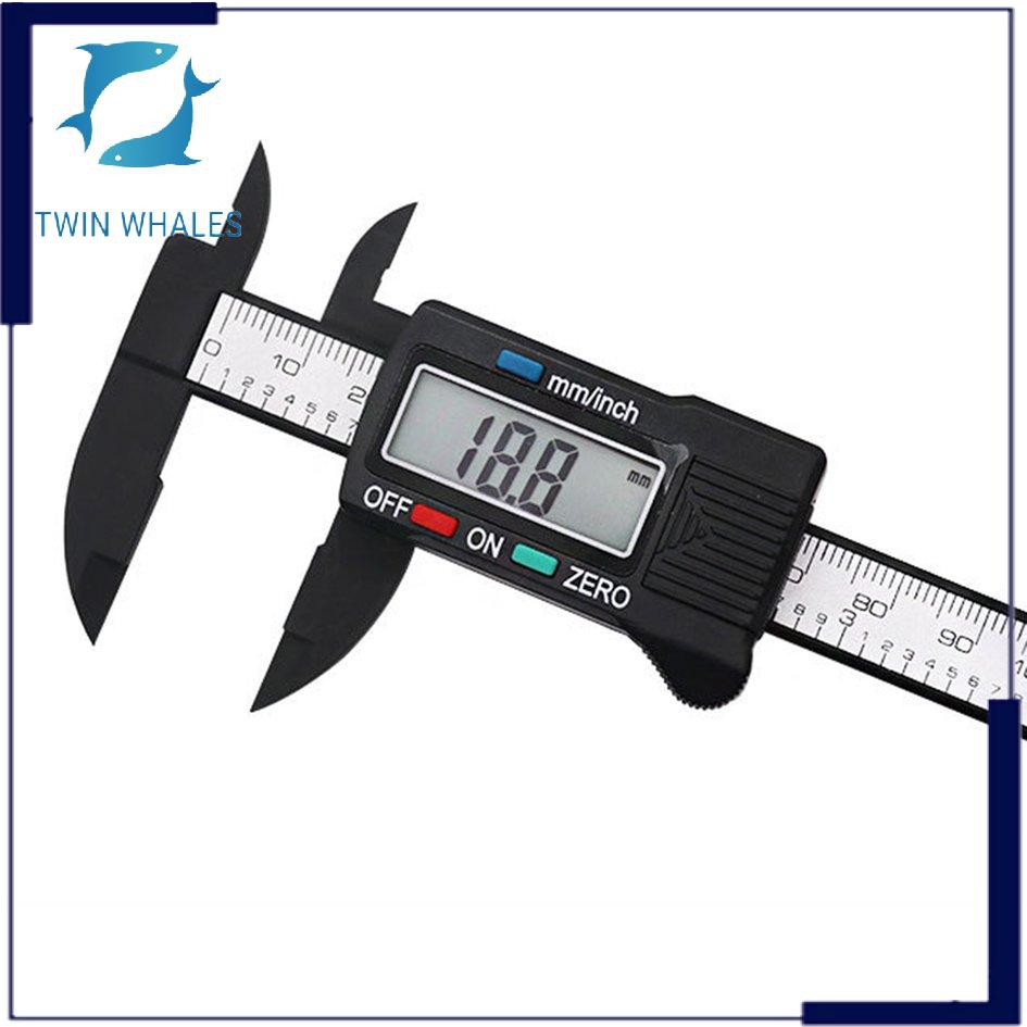 plastic calipers measuring